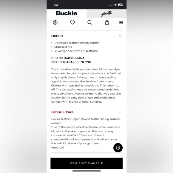 Bed Stü Juliana Wooden Wedge - Picture 9 of 9